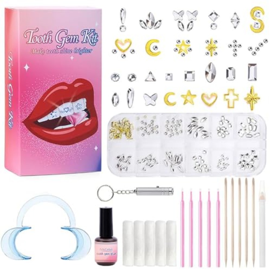 Tooth Gem Kit - Tooth Gems Kit Fashionable, DIY Teeth
