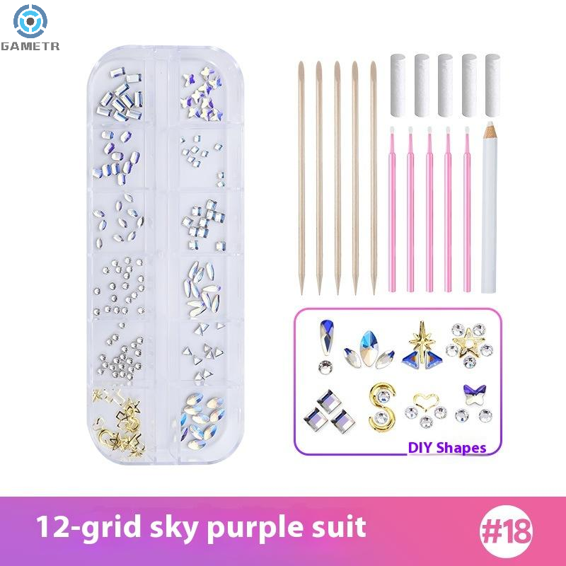 Tooth Gem Kit - 1 Set Dental Tooth Gems Crystal