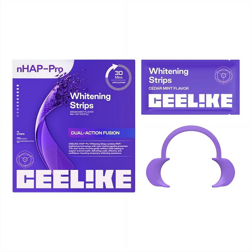 Teeth Whitening Flash - Purple Teeth Whitening Strip No Sensitive
