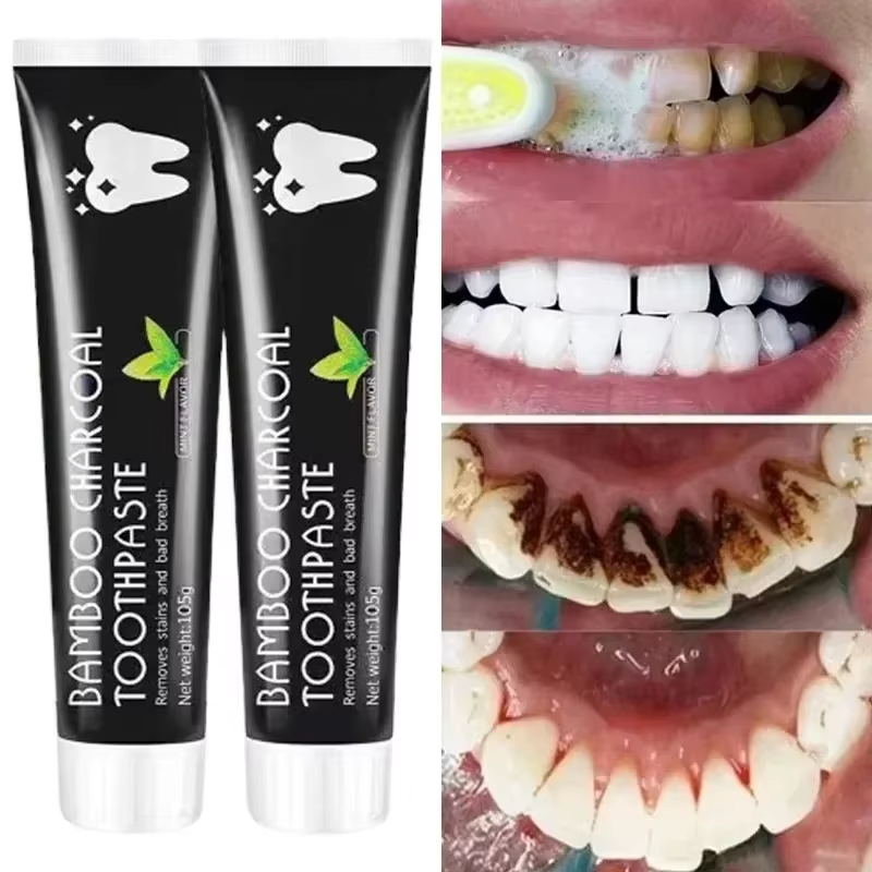 Teeth Whitening Toothpaste - Whitening Toothpaste Bamboo Charcoal Toothpaste Adsorbs