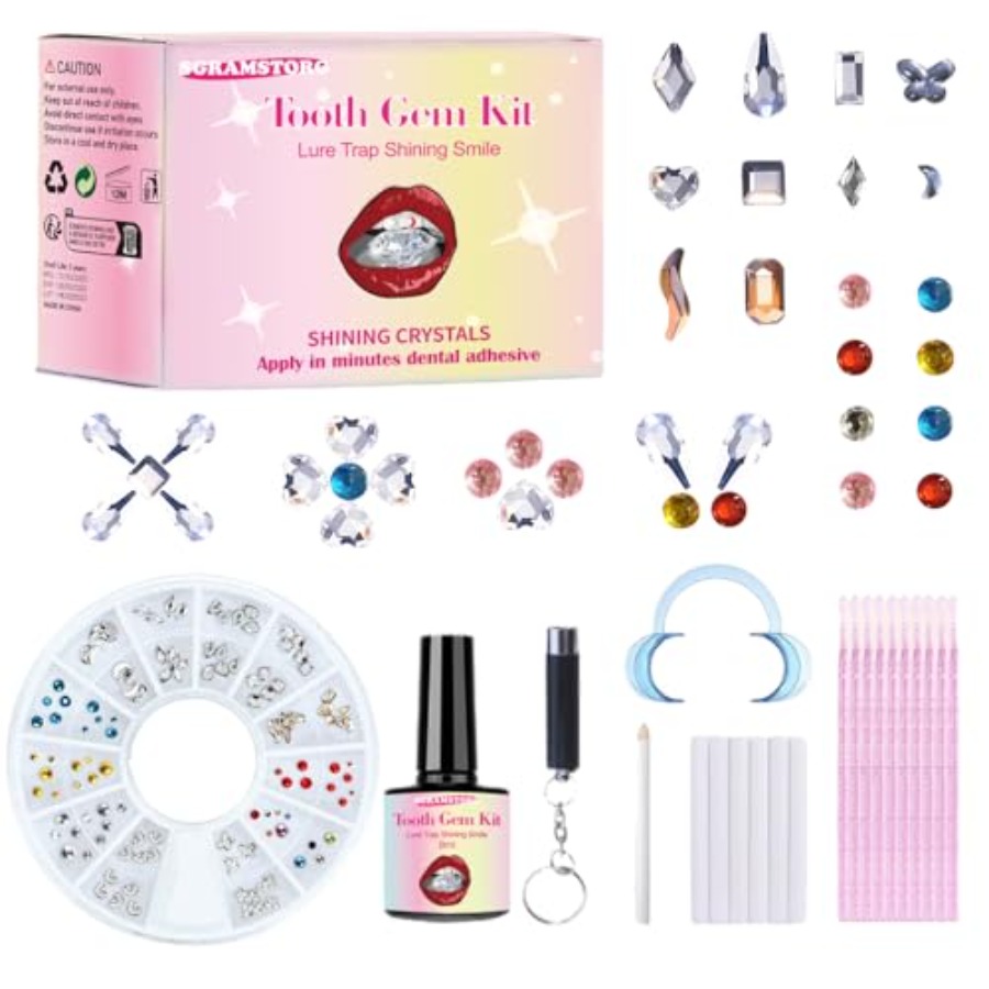 Tooth Gem Kit - Professional Tooth Gem Kit with UV