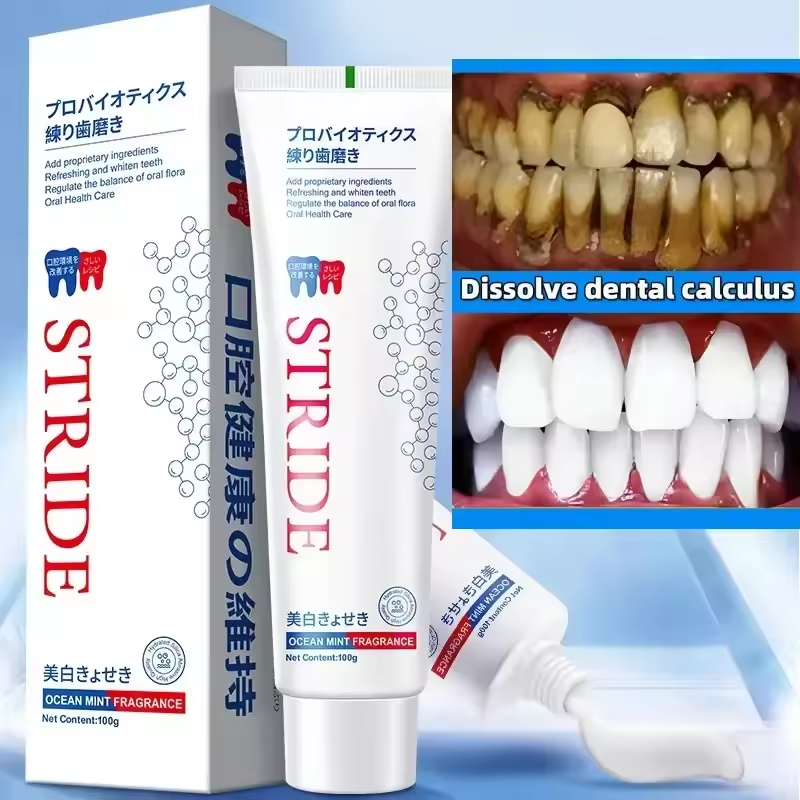 Teeth Whitening Toothpaste - Dental Calculus Remover Bad Breath Removal