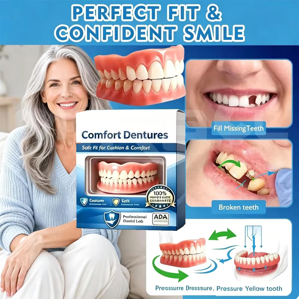Teeth Whitening Veneers - False Teeth Upper Lower Veneers Comfortable
