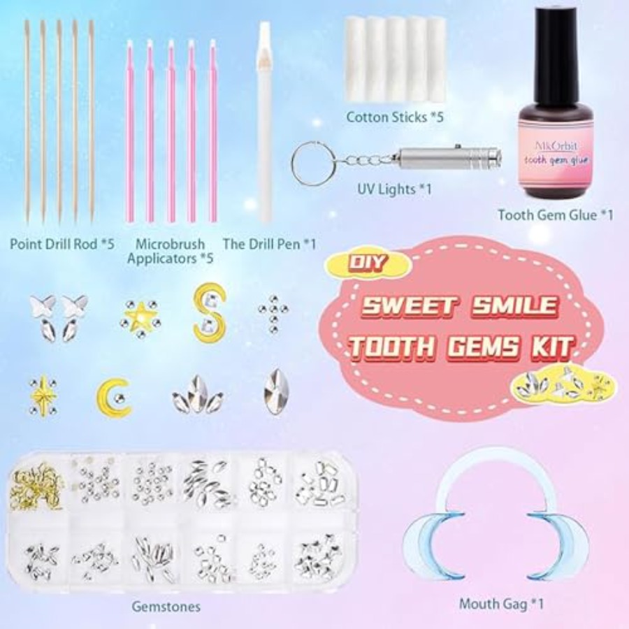 Tooth Gems Kit Fashionable, DI – Tooth Gem Kit recenzja i cena