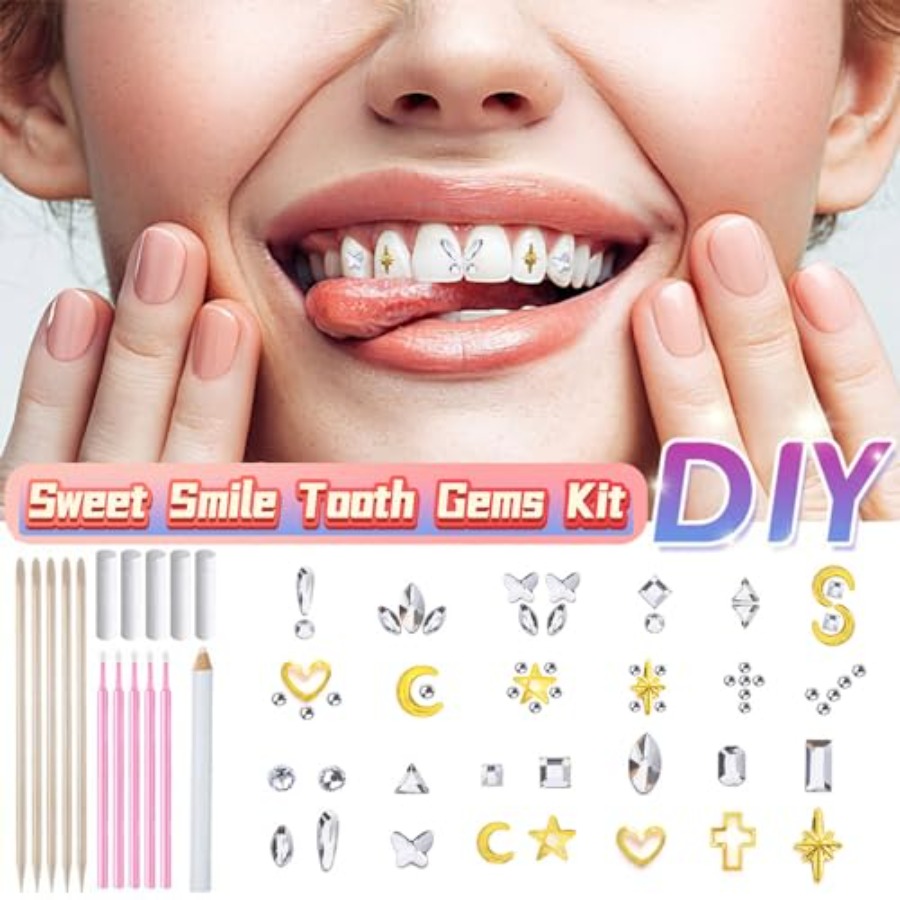 Tooth Gems Kit Fashionable, DI – Tooth Gem Kit recenzja i cena