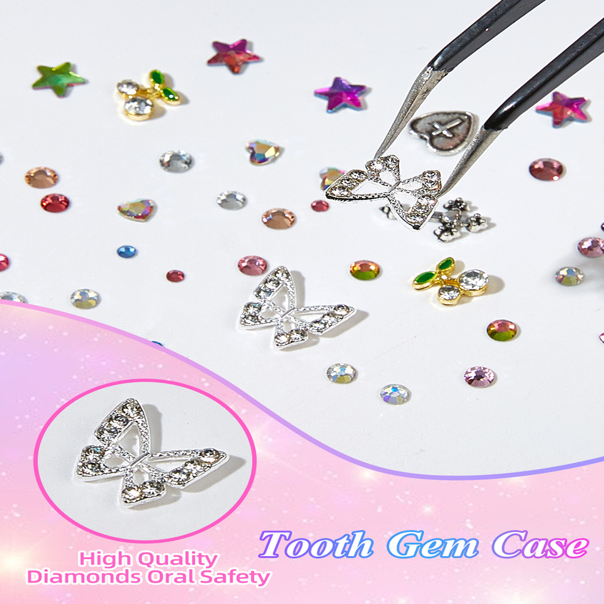 1 Set Fashion Professional Too – Tooth Gem Kit recenzja i cena