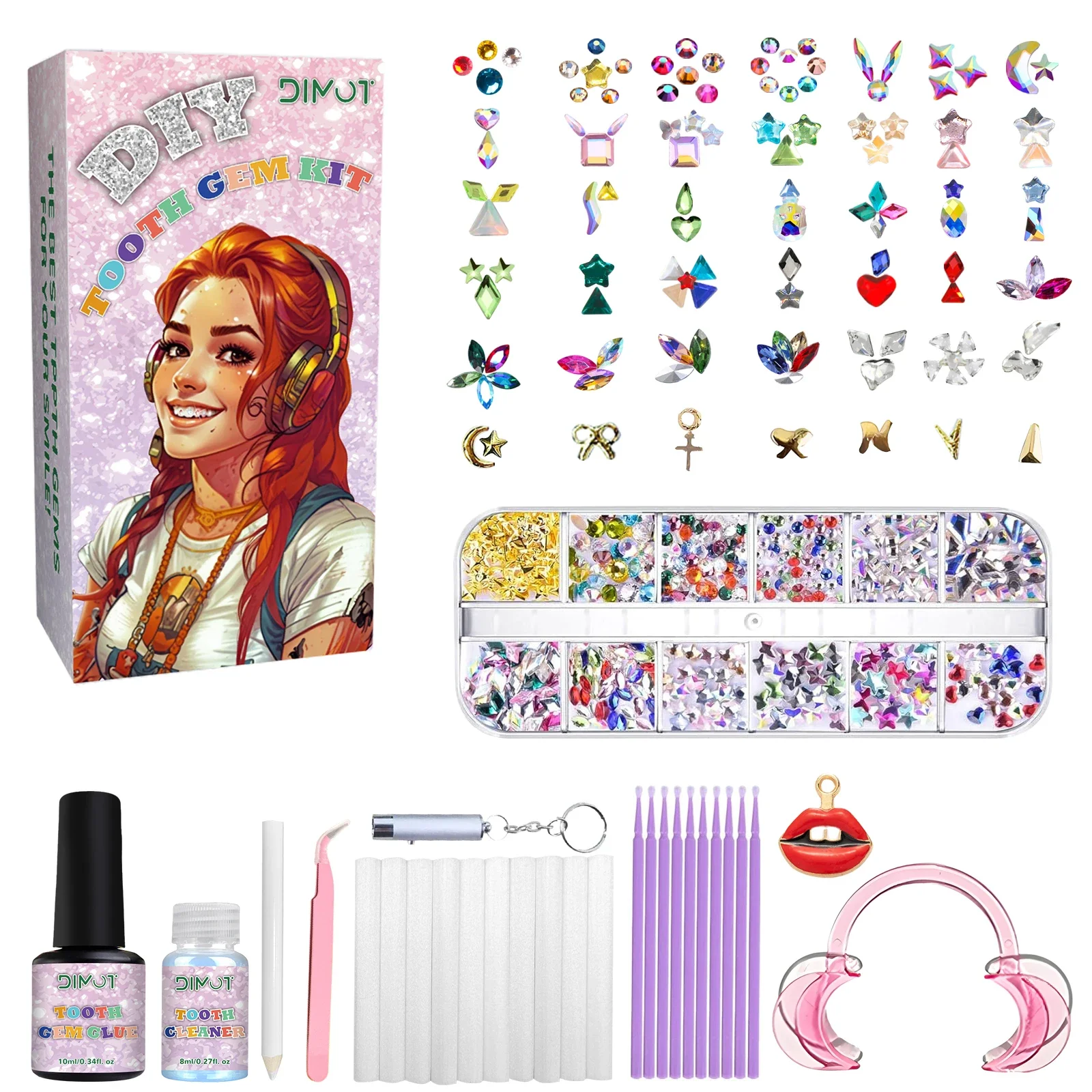 Tooth Jewelry Kit DIY Teeth Ge – Tooth Gem Kit recenzja i cena