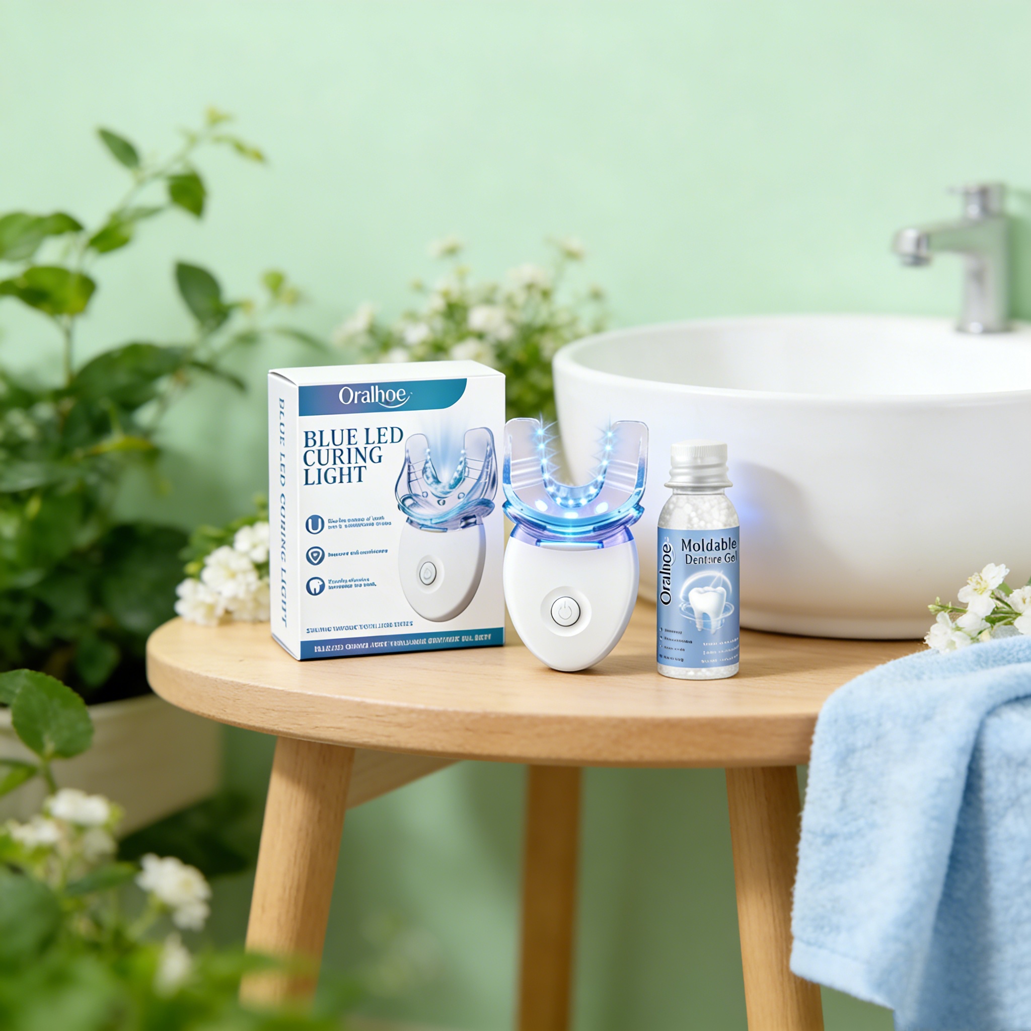 Oralhoe Dental Care Kit Produc – Teeth Whitening Uv Light recenzja i cena