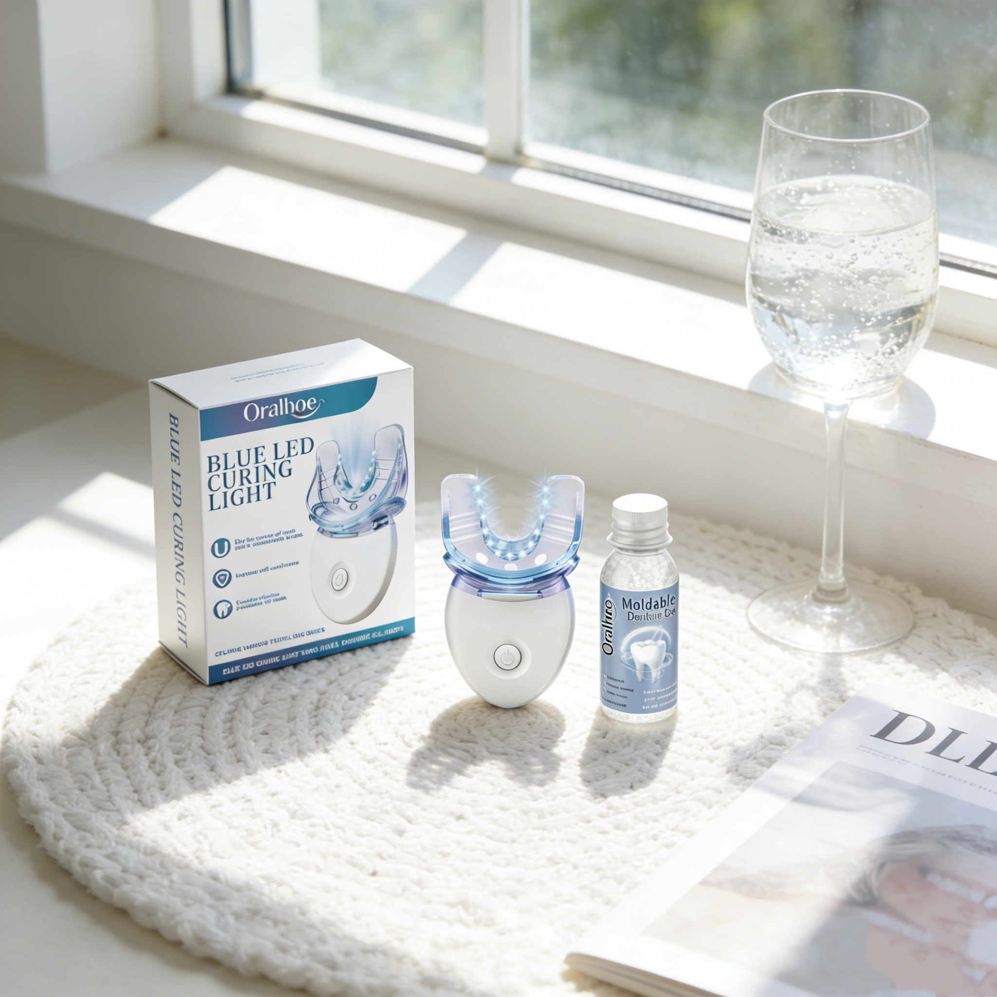 Oralhoe Dental Care Kit Produc – Teeth Whitening Uv Light recenzja i cena