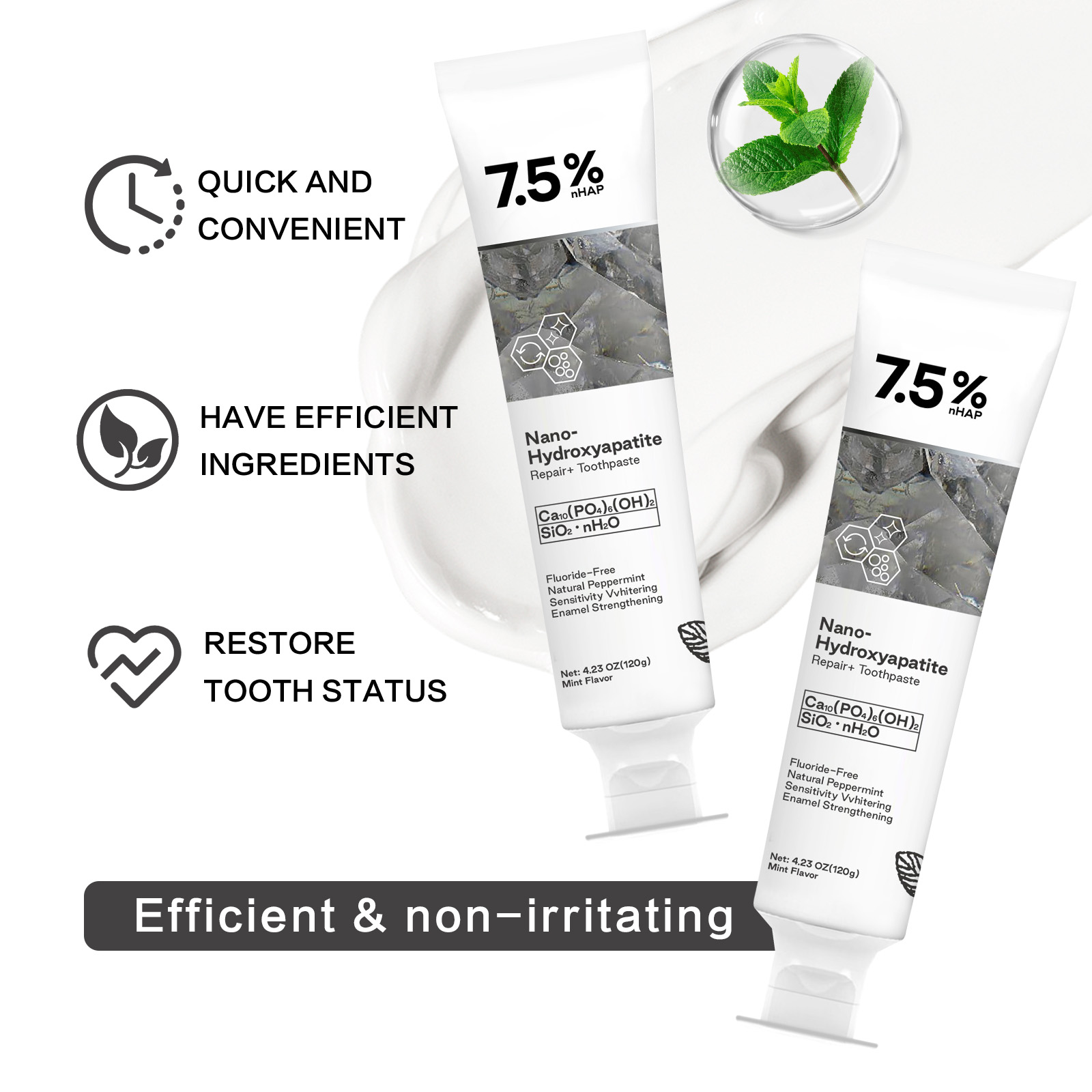 Nano Hydroxyapatite Toothpaste – Teeth Whitening Toothpaste recenzja i cena