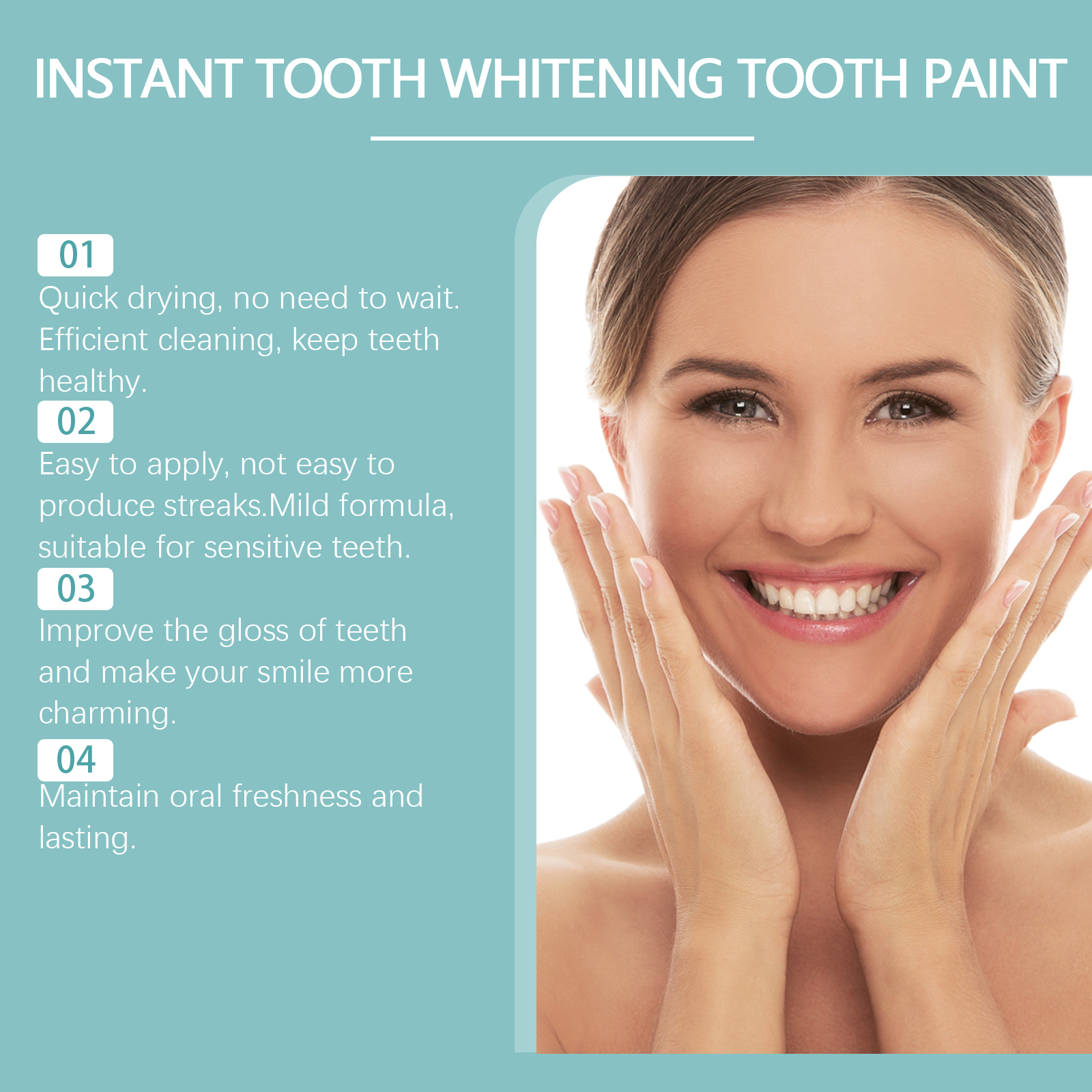 Instant Teeth Whitening Paint  – Teeth Whitening Flash recenzja i cena