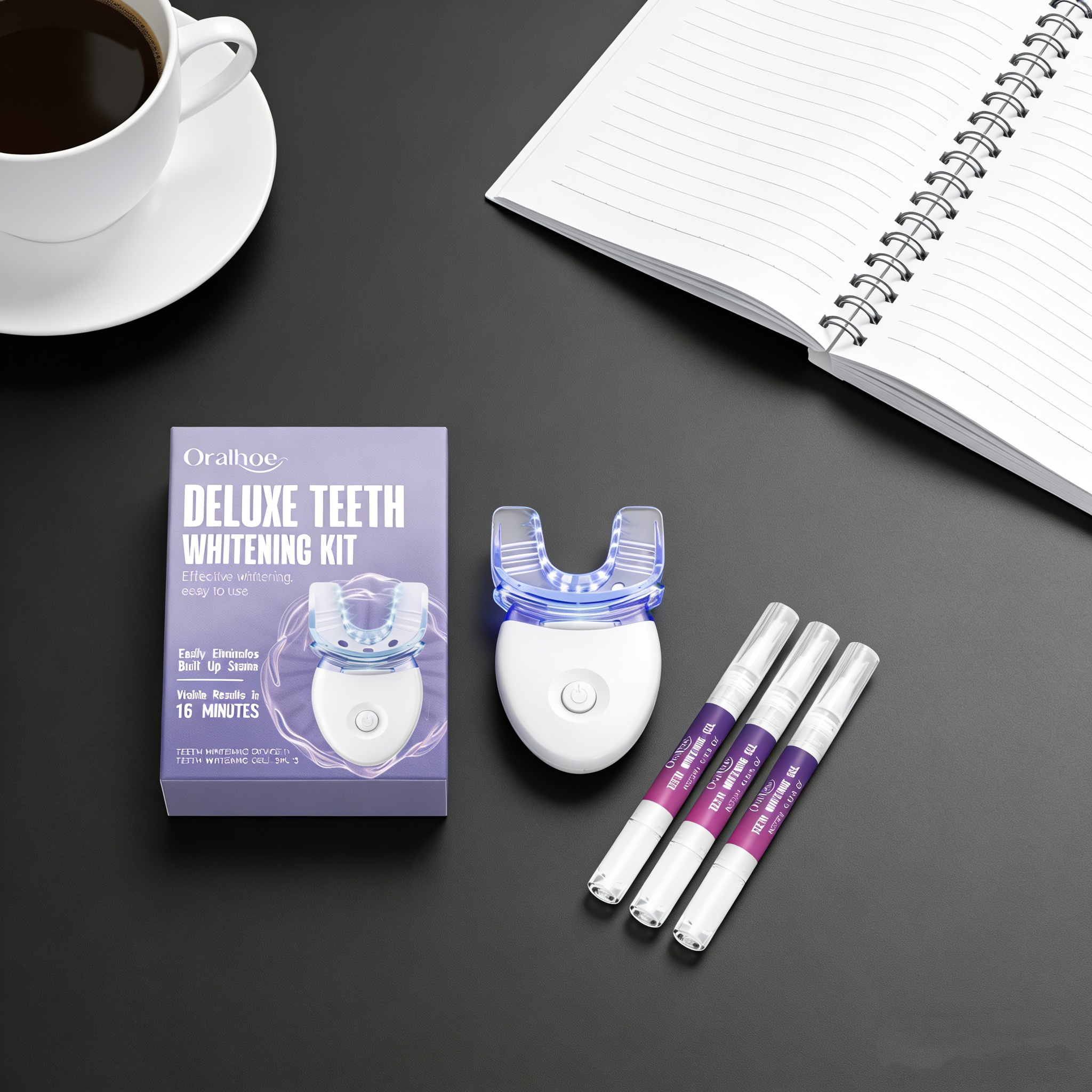 Oralhoe Teeth Care Set Oral Hy – Teeth Whitening Uv Light recenzja i cena