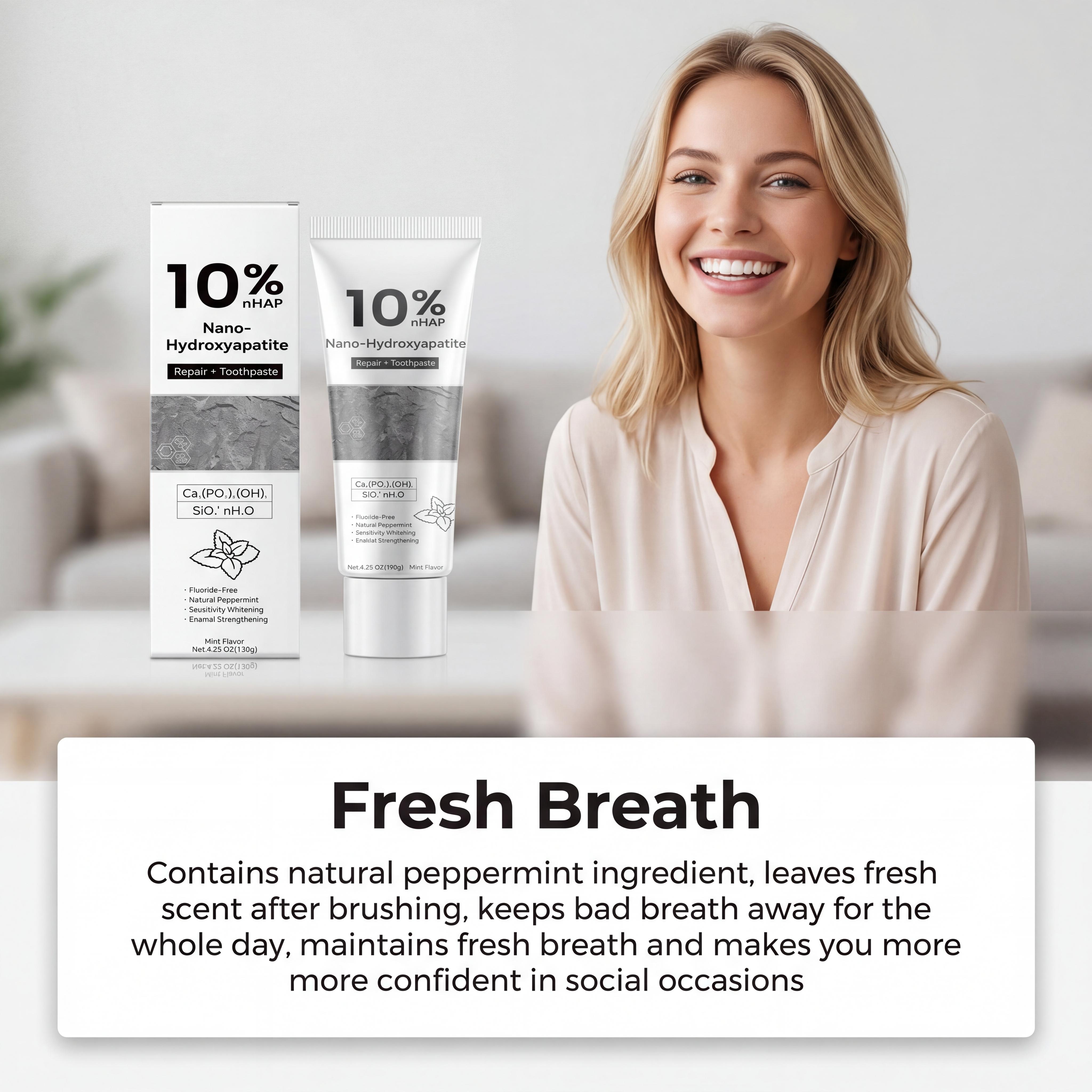 Nano-Hydroxyapatite Toothpaste – Teeth Whitening Toothpaste recenzja i cena