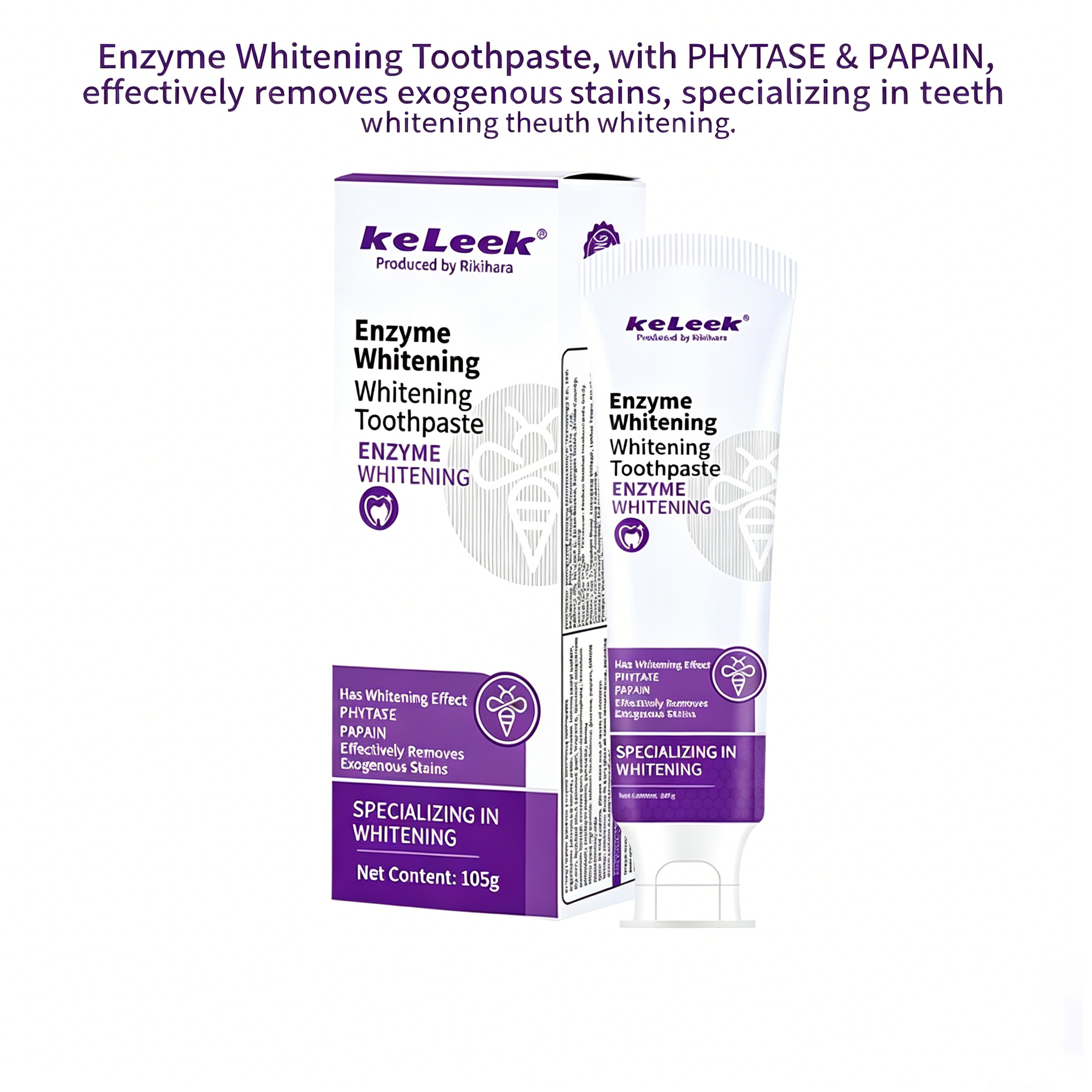 KeLeek Enzyme Whitening Toothp – Teeth Whitening Enzymes recenzja i cena