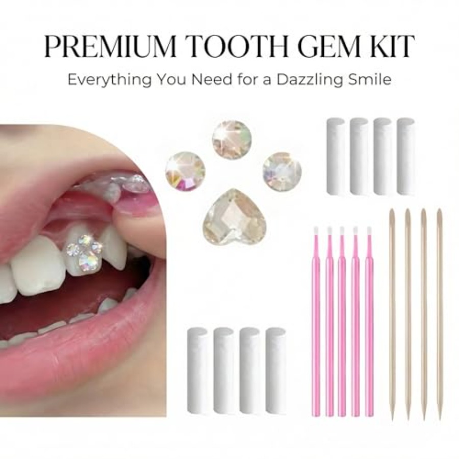 Tooth Gems Kit AB and Silver L – Tooth Gem Kit recenzja i cena