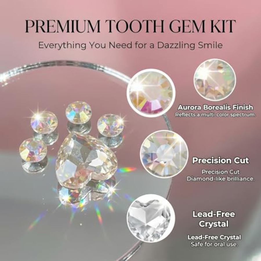 Tooth Gems Kit AB and Silver L – Tooth Gem Kit recenzja i cena