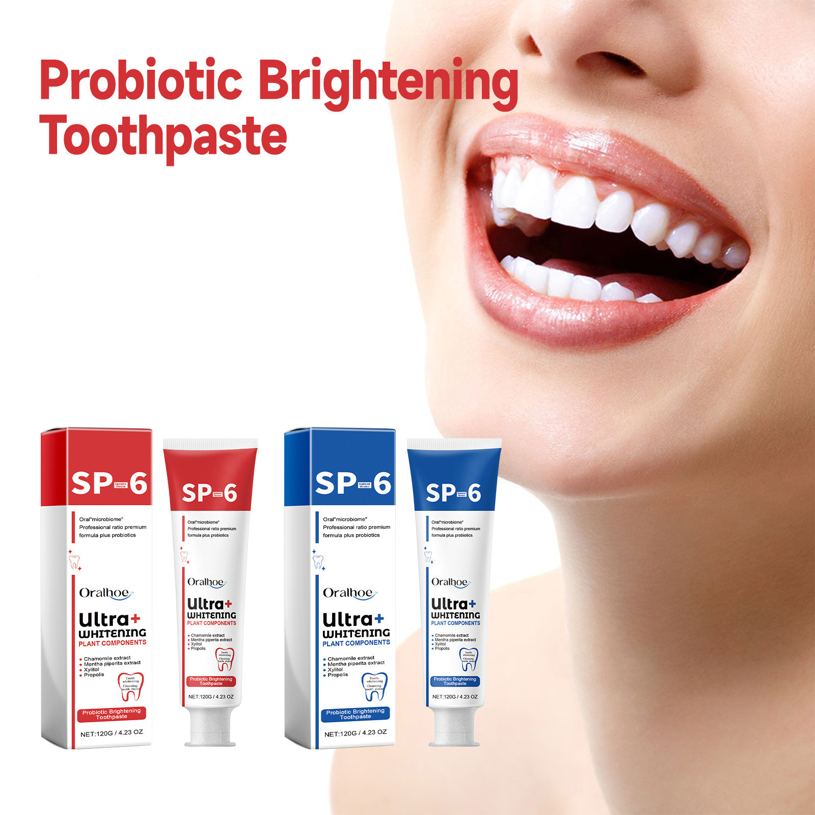 SP-6 Probiotic Whitening Tooth – Teeth Whitening Enzymes recenzja i cena