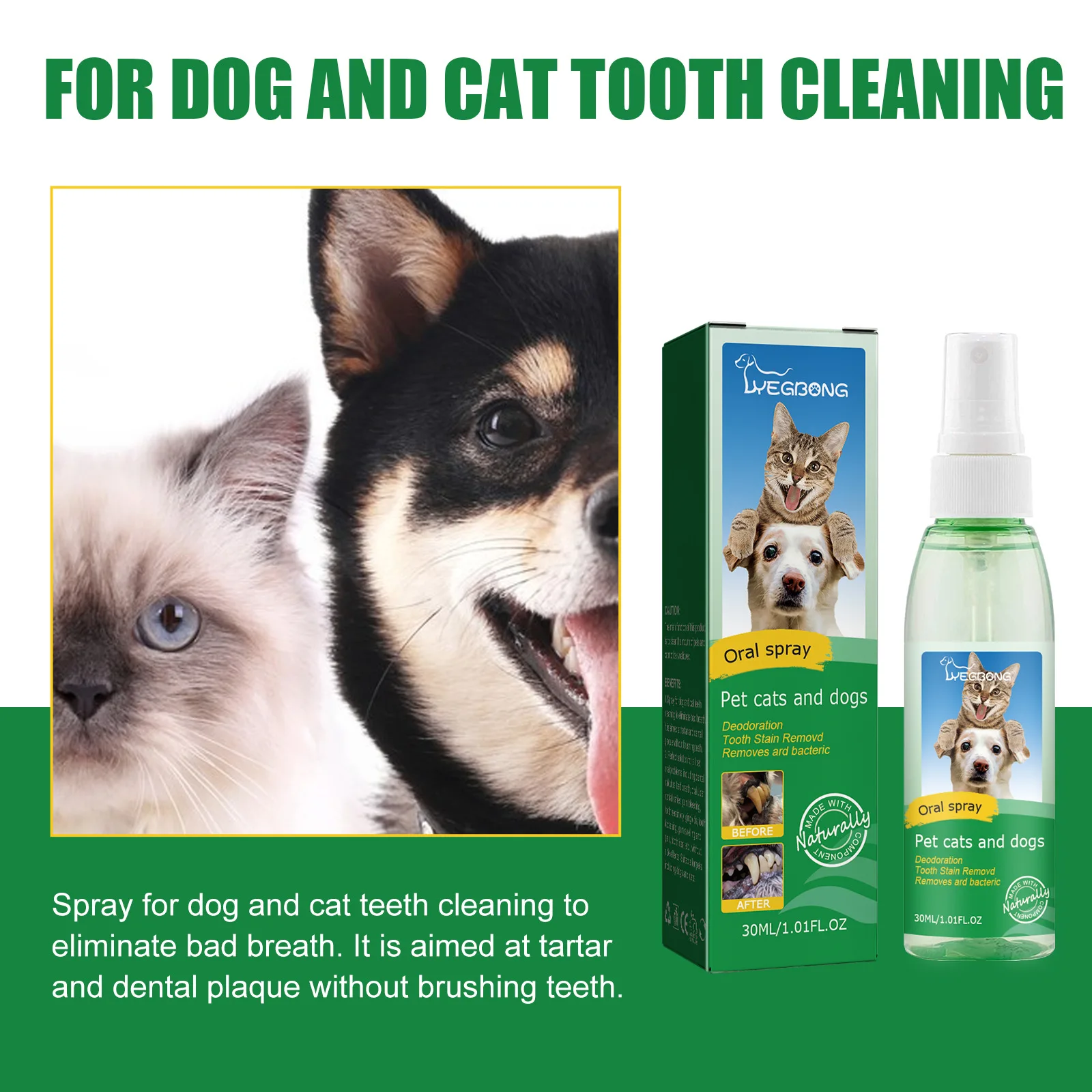 100ml Pet Tooth Cleaning Spray – Colgate Whitening Teeth recenzja i cena