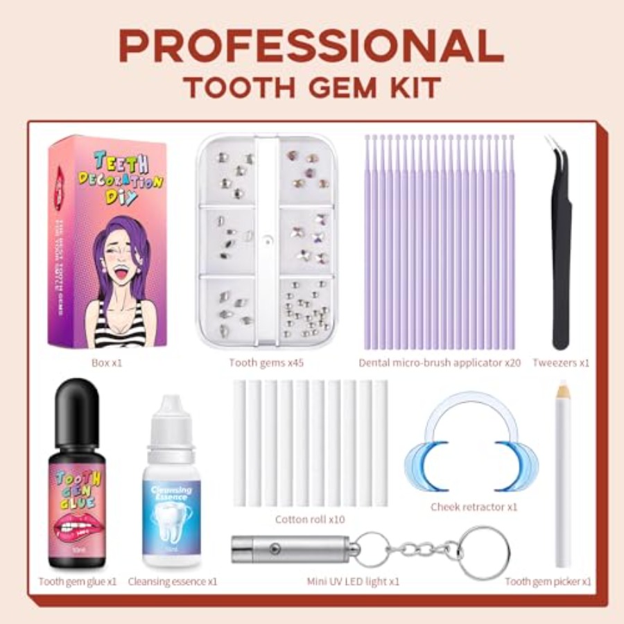 Tooth Gem Kit DIY Smile Jewelr – Tooth Gem Kit recenzja i cena