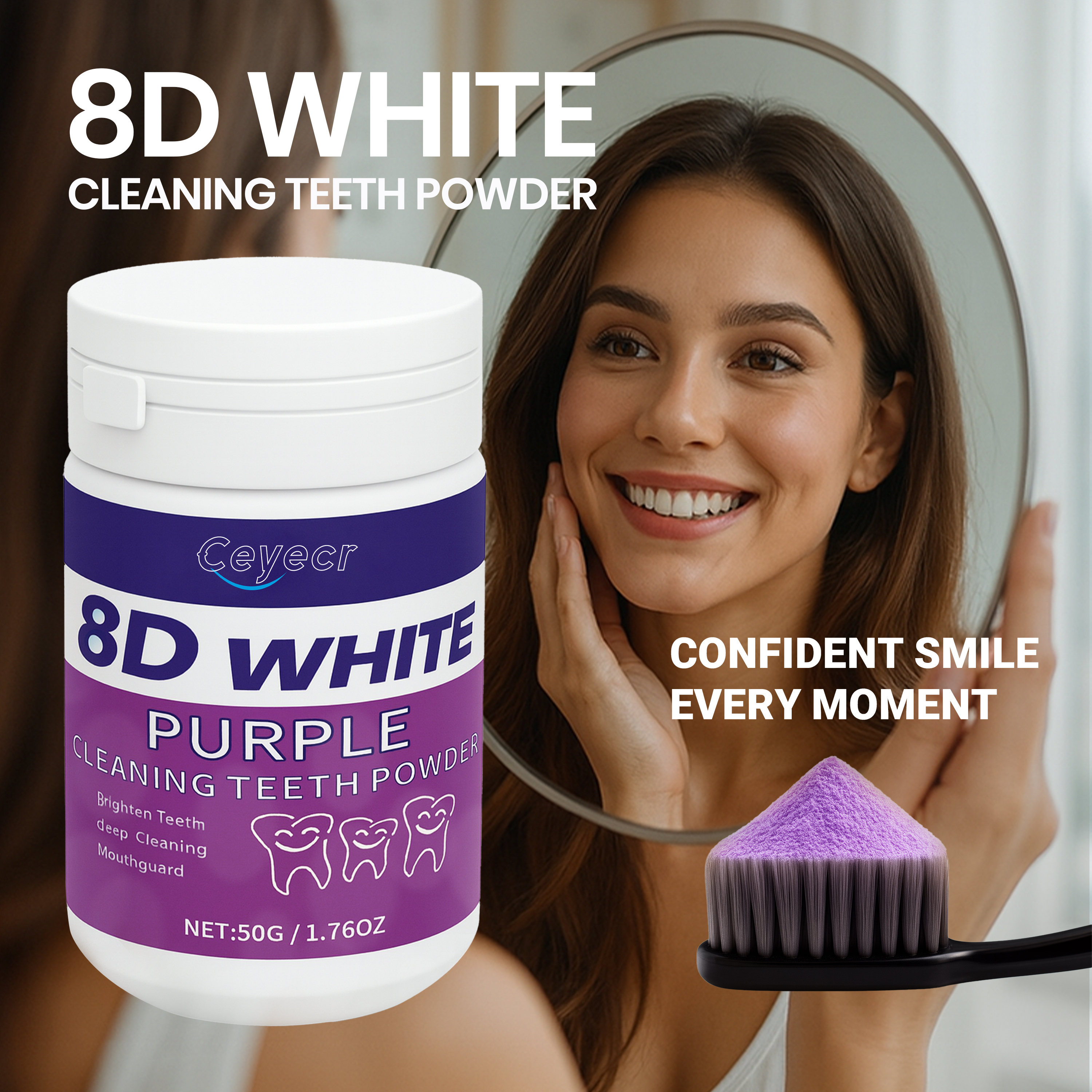 8D white Teeth Whitening Powde – Teeth Whitening Flash recenzja i cena