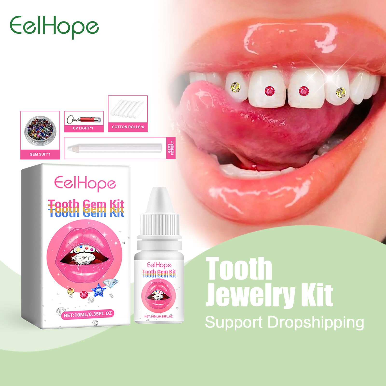 DIY Tooth Gems Kit With Glue A – Tooth Gem Kit recenzja i cena
