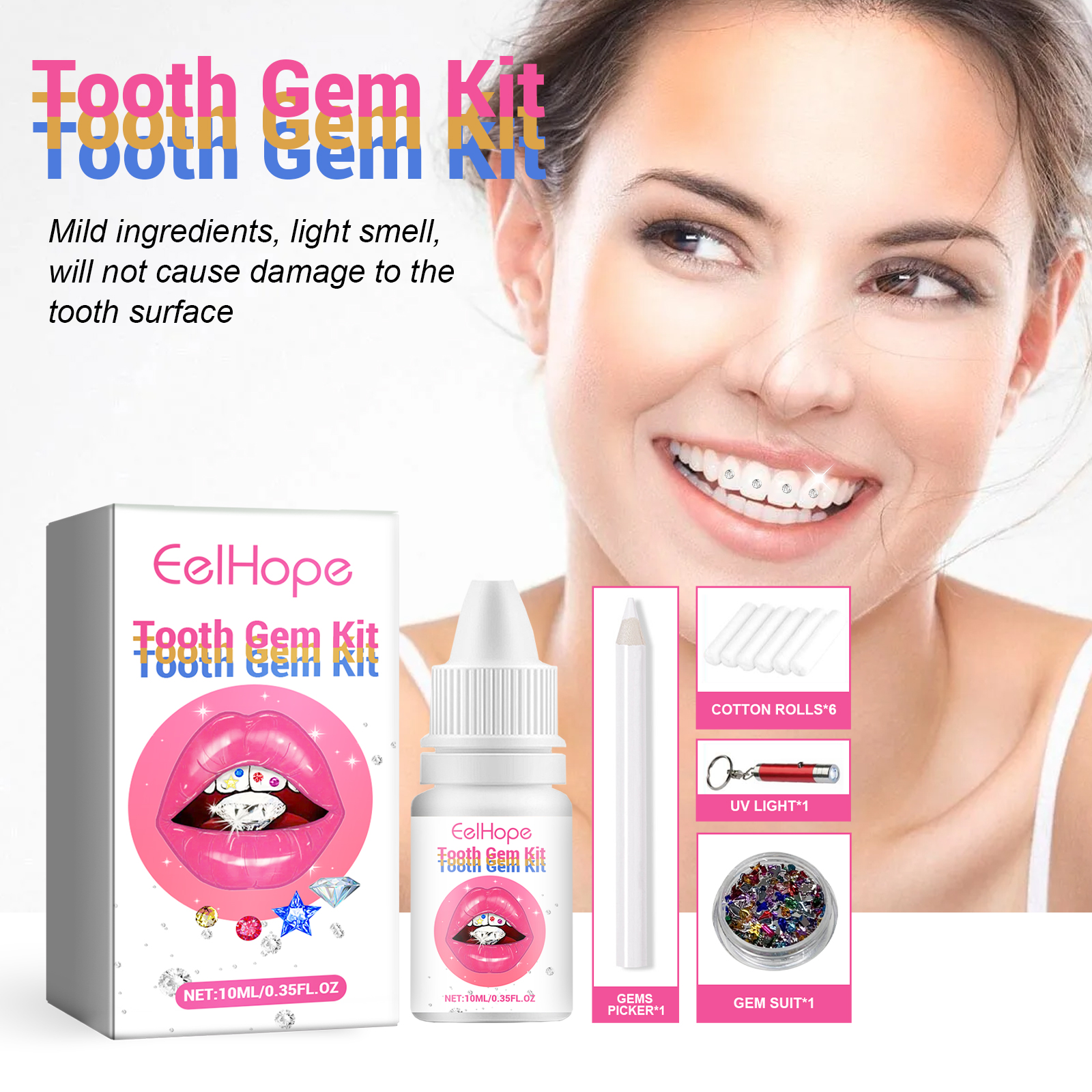 DIY Tooth Gems Kit With Glue A – Tooth Gem Kit recenzja i cena