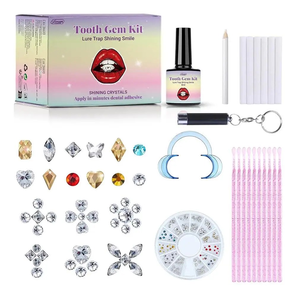 DIY Teeth Gems Kit Clear Preci – Tooth Gem Kit recenzja i cena