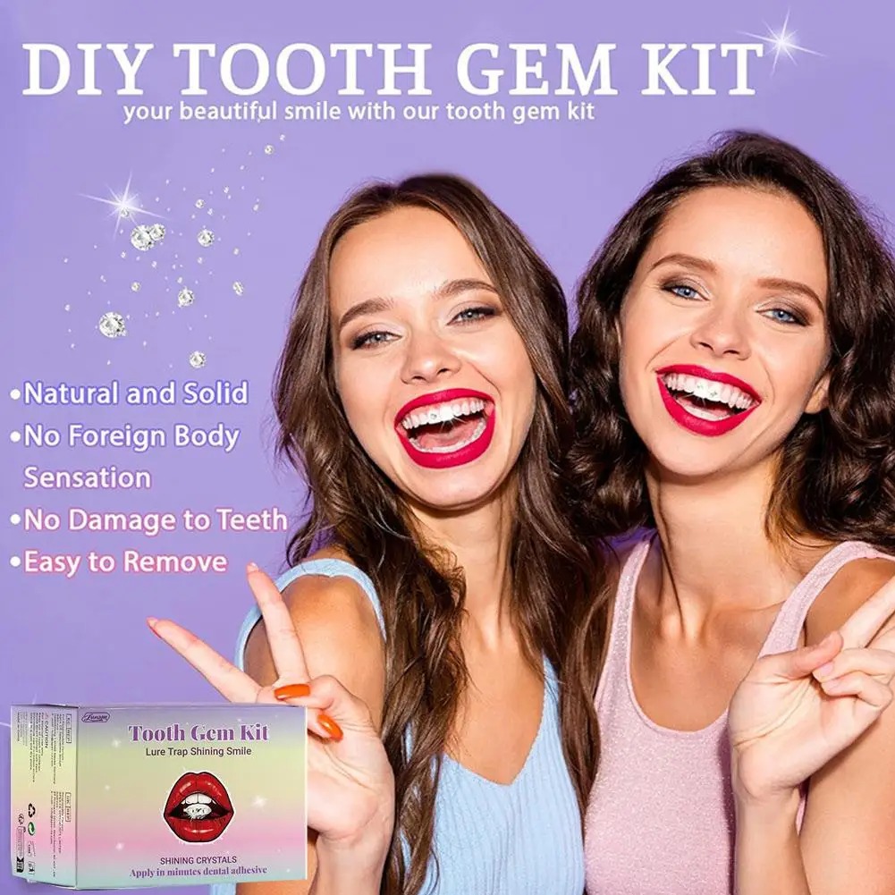 DIY Teeth Gems Kit Clear Preci – Tooth Gem Kit recenzja i cena