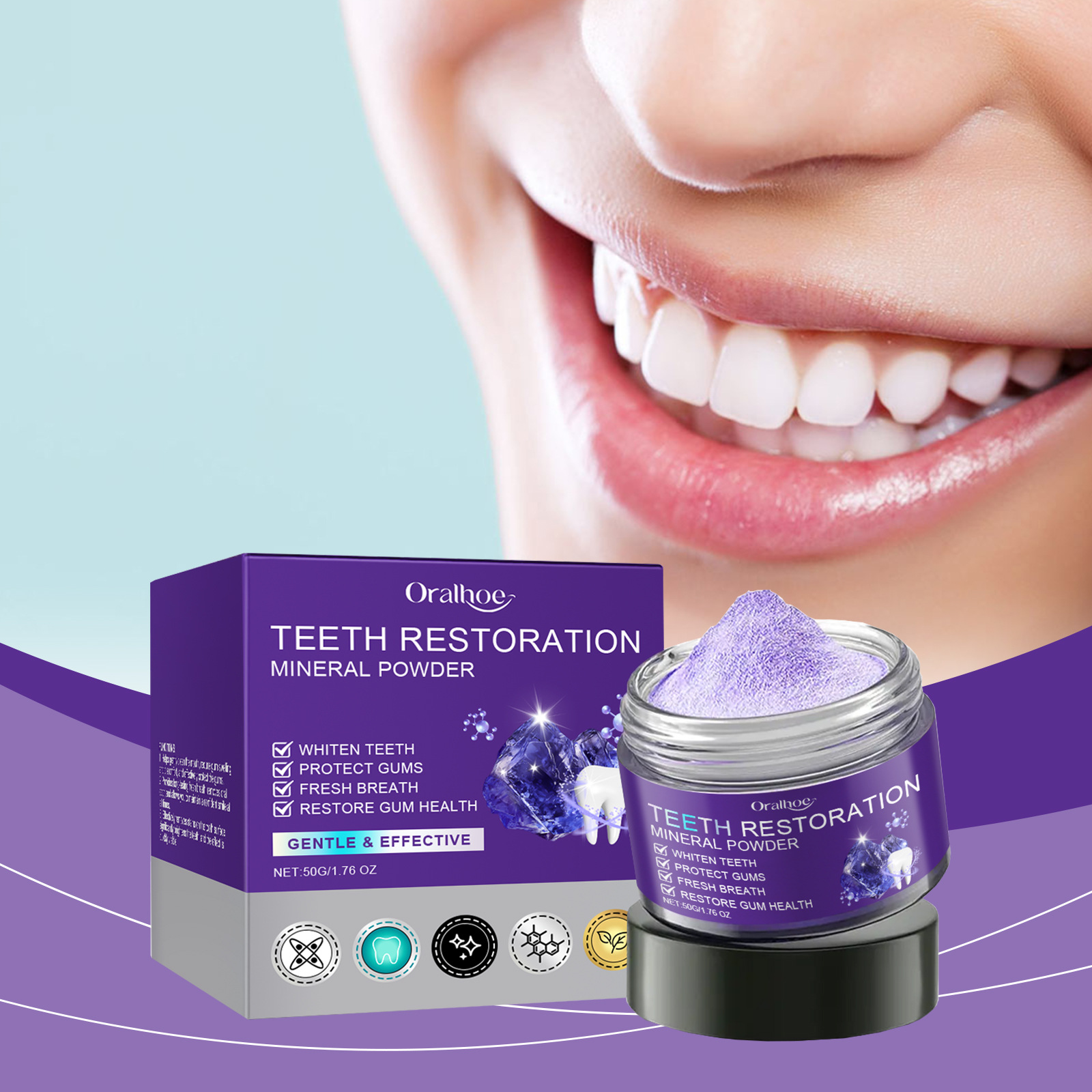 Teeth Restoration Mineral Powd – Teeth Whitening Toothpaste recenzja i cena
