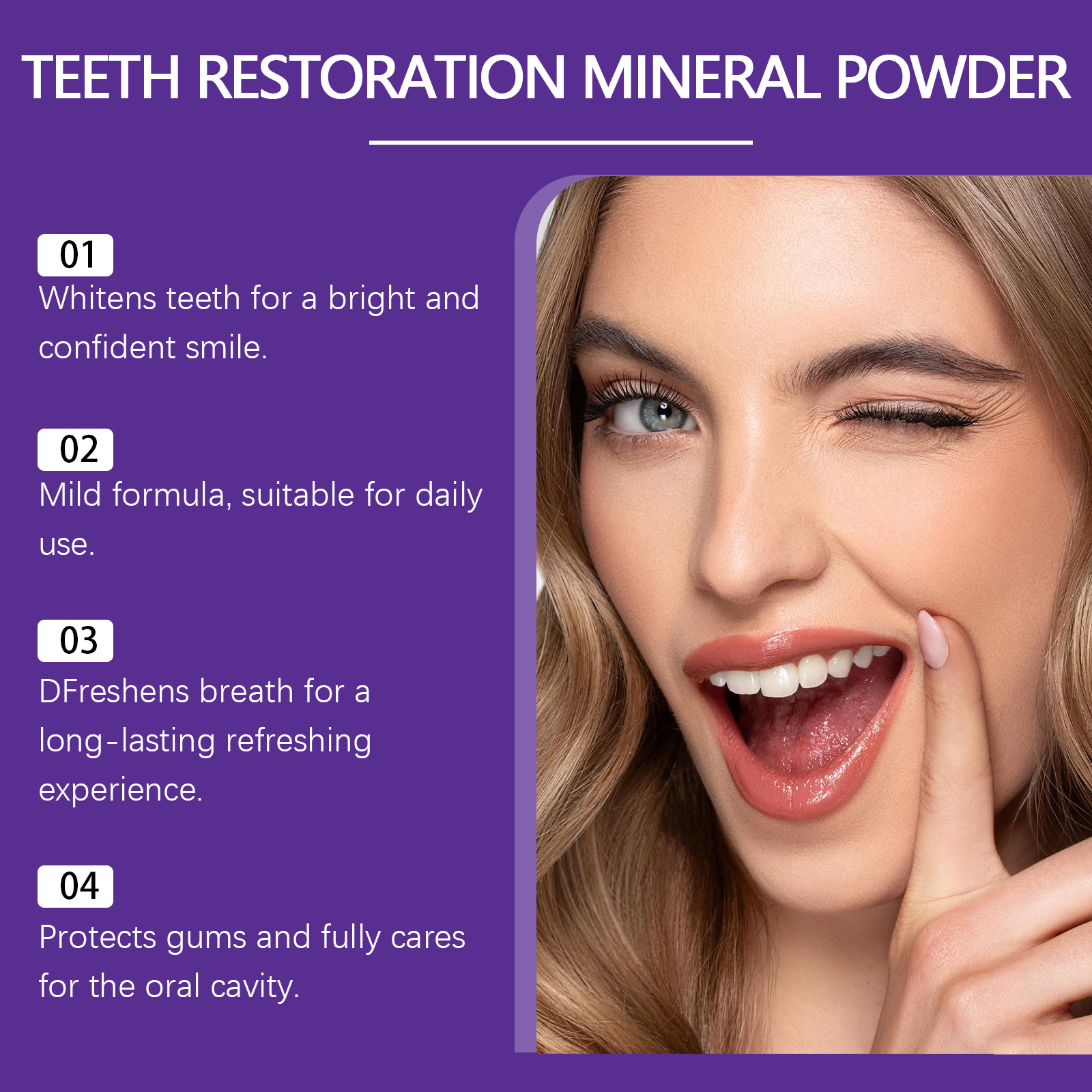Teeth Restoration Mineral Powd – Teeth Whitening Toothpaste recenzja i cena
