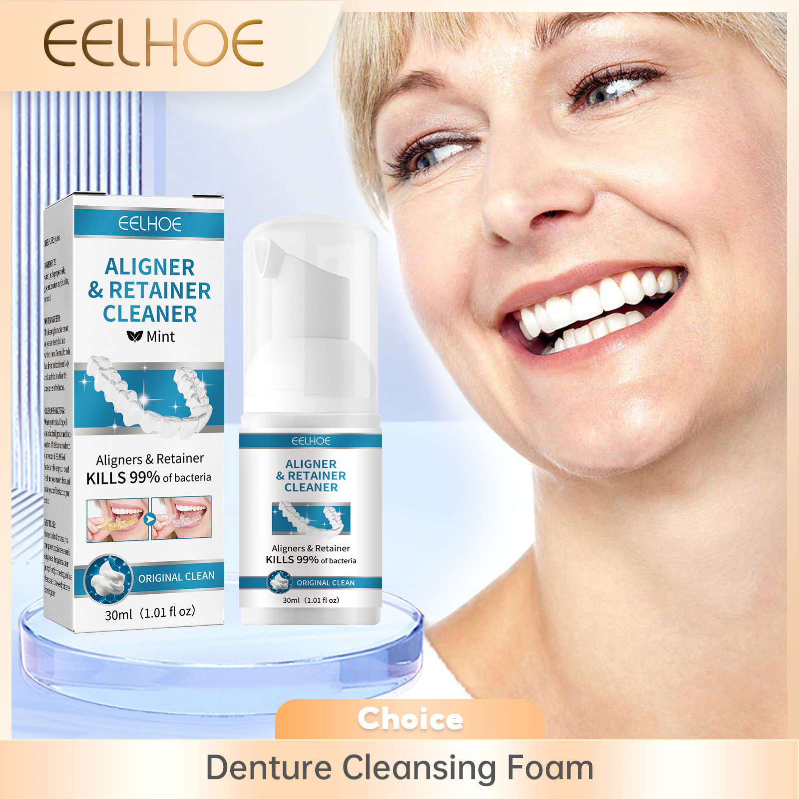 Aligner Denture Cleaner Foam D – Teeth Whitening Toothpaste recenzja i cena