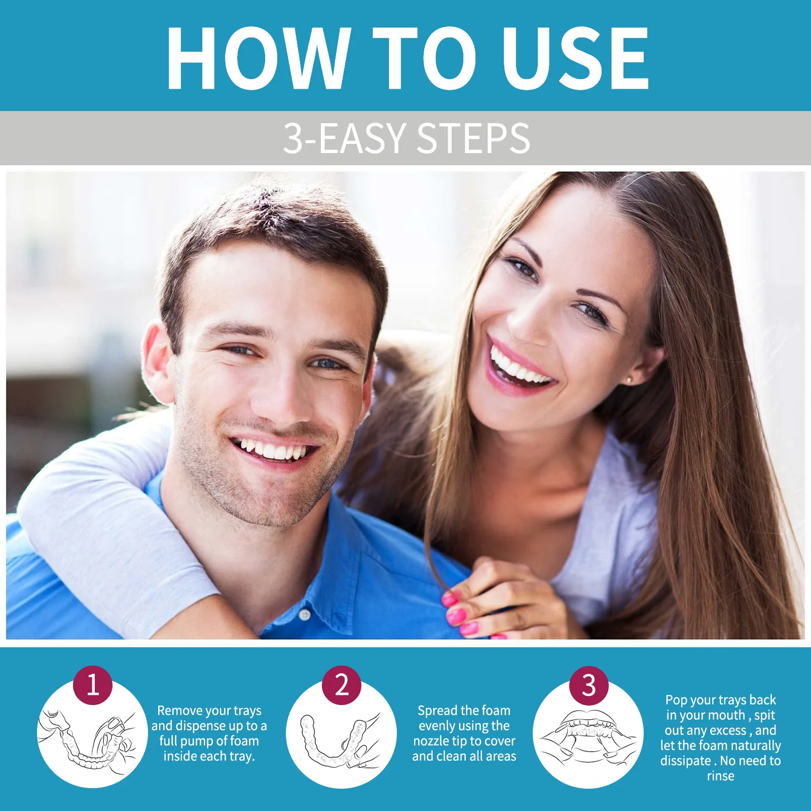 Aligner Denture Cleaner Foam D – Teeth Whitening Toothpaste recenzja i cena