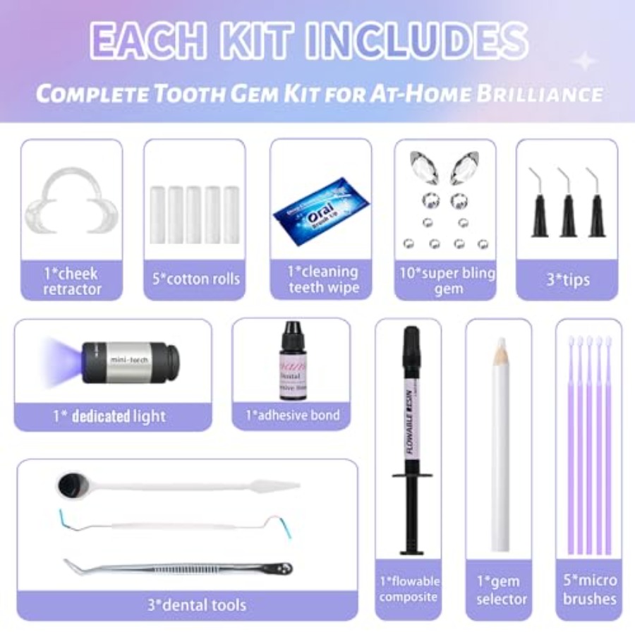 Tooth Gem Kit High-Shine Cryst – Tooth Gem Kit recenzja i cena