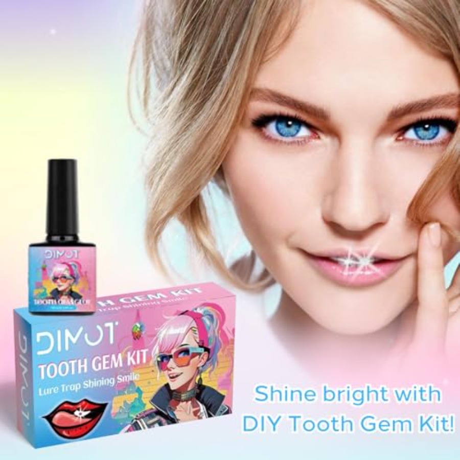 DIY Tooth Gem Kit, Sparkling C – Tooth Gem Kit recenzja i cena