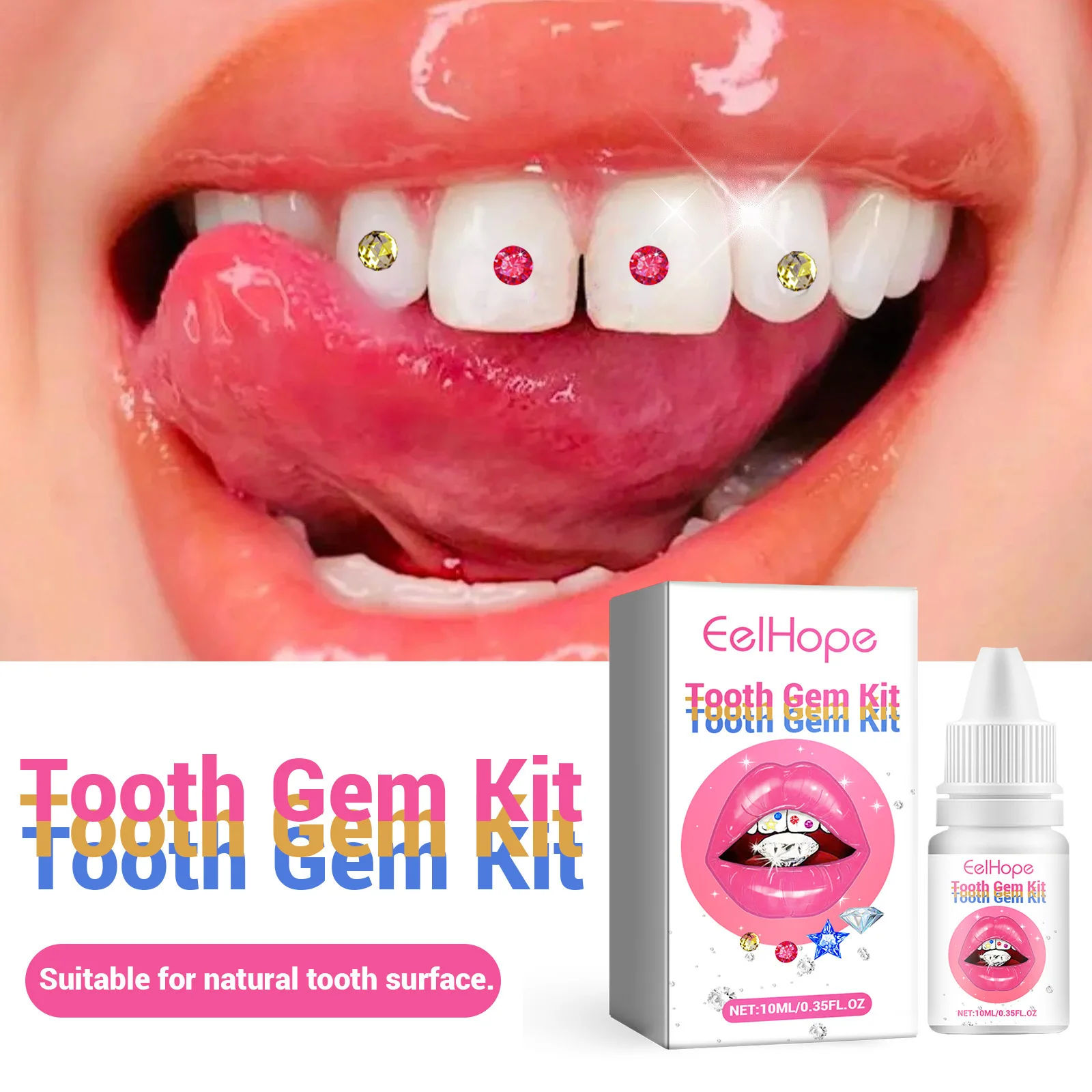Tooth Jewelry Kit DIY Clear Pr – Tooth Gem Kit recenzja i cena