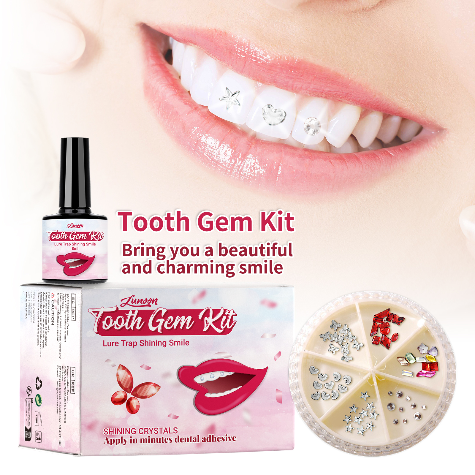 DIY Diamond Teeth Gems Kit Dec – Tooth Gem Kit recenzja i cena