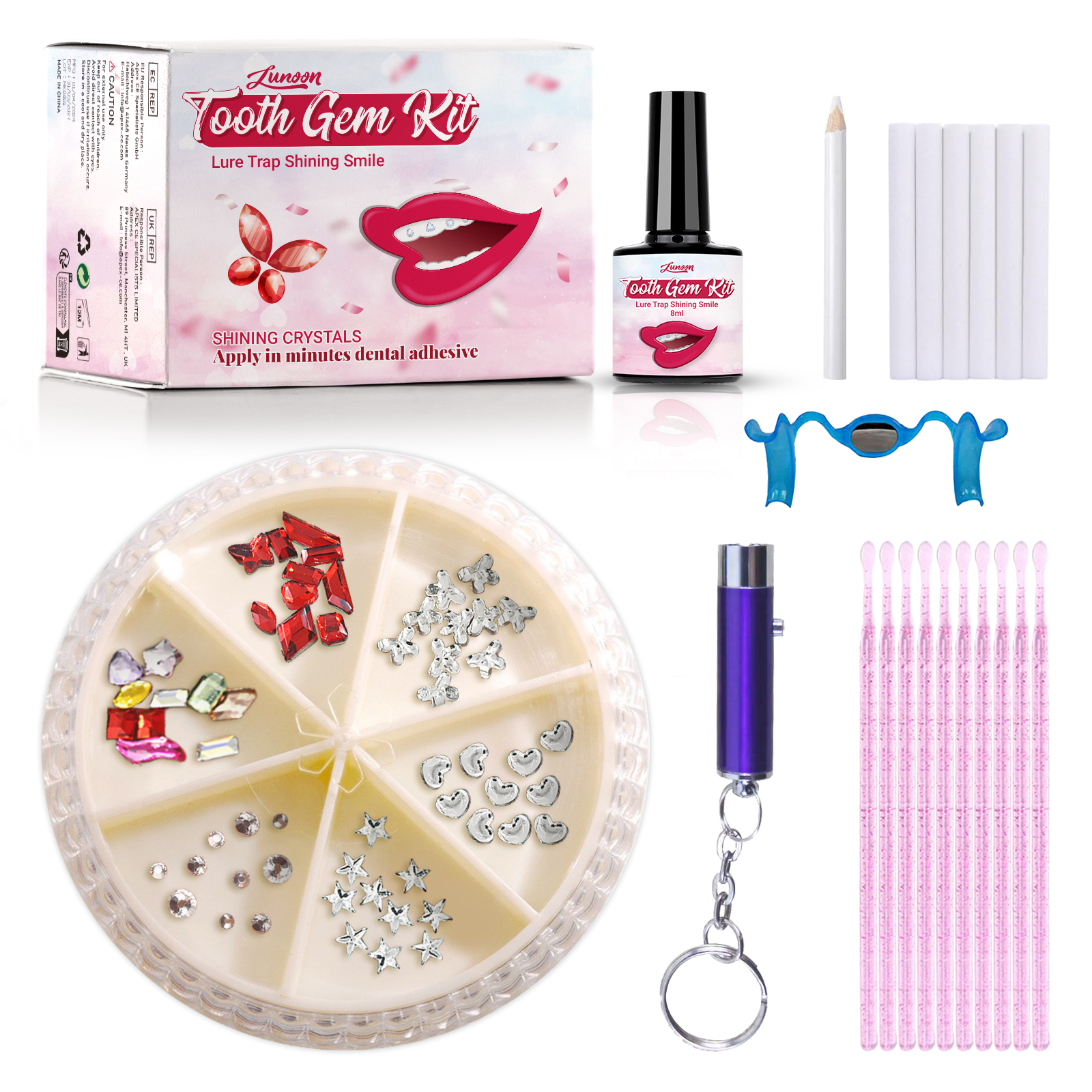 DIY Diamond Teeth Gems Kit Dec – Tooth Gem Kit recenzja i cena