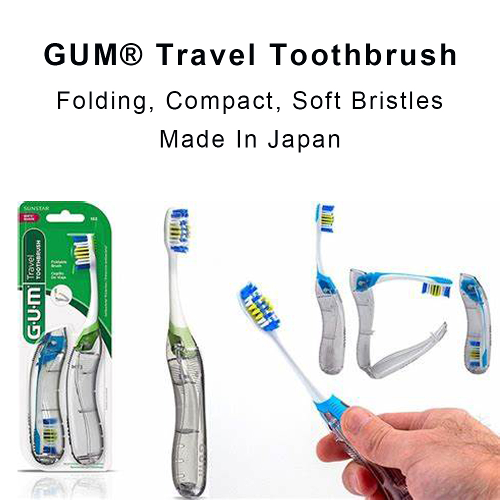 Gum Travel Toothbrush Folable  – Teeth Whitening In Japan recenzja i cena