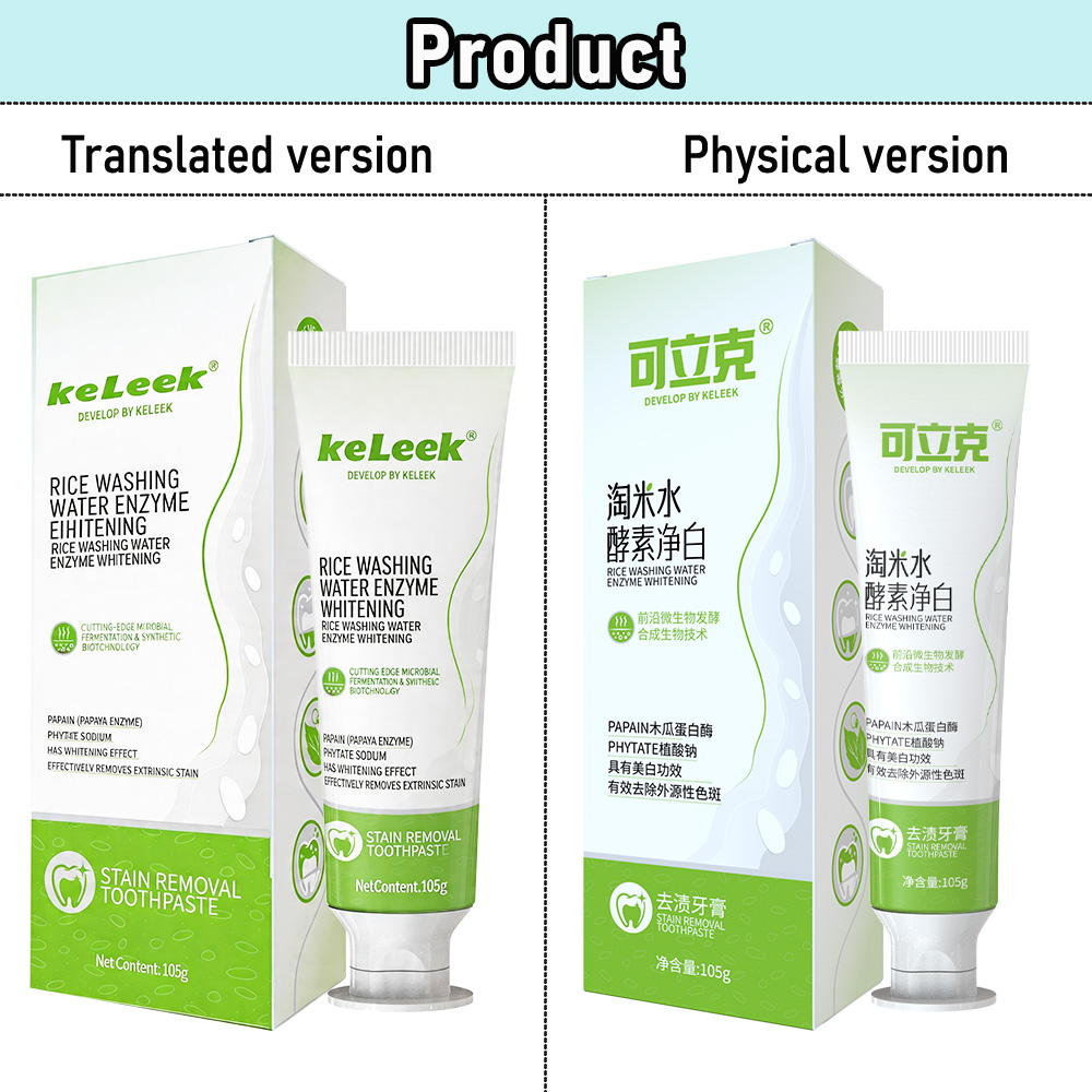 KELEEK Rice Water Enzyme Tooth – Teeth Whitening Enzymes recenzja i cena
