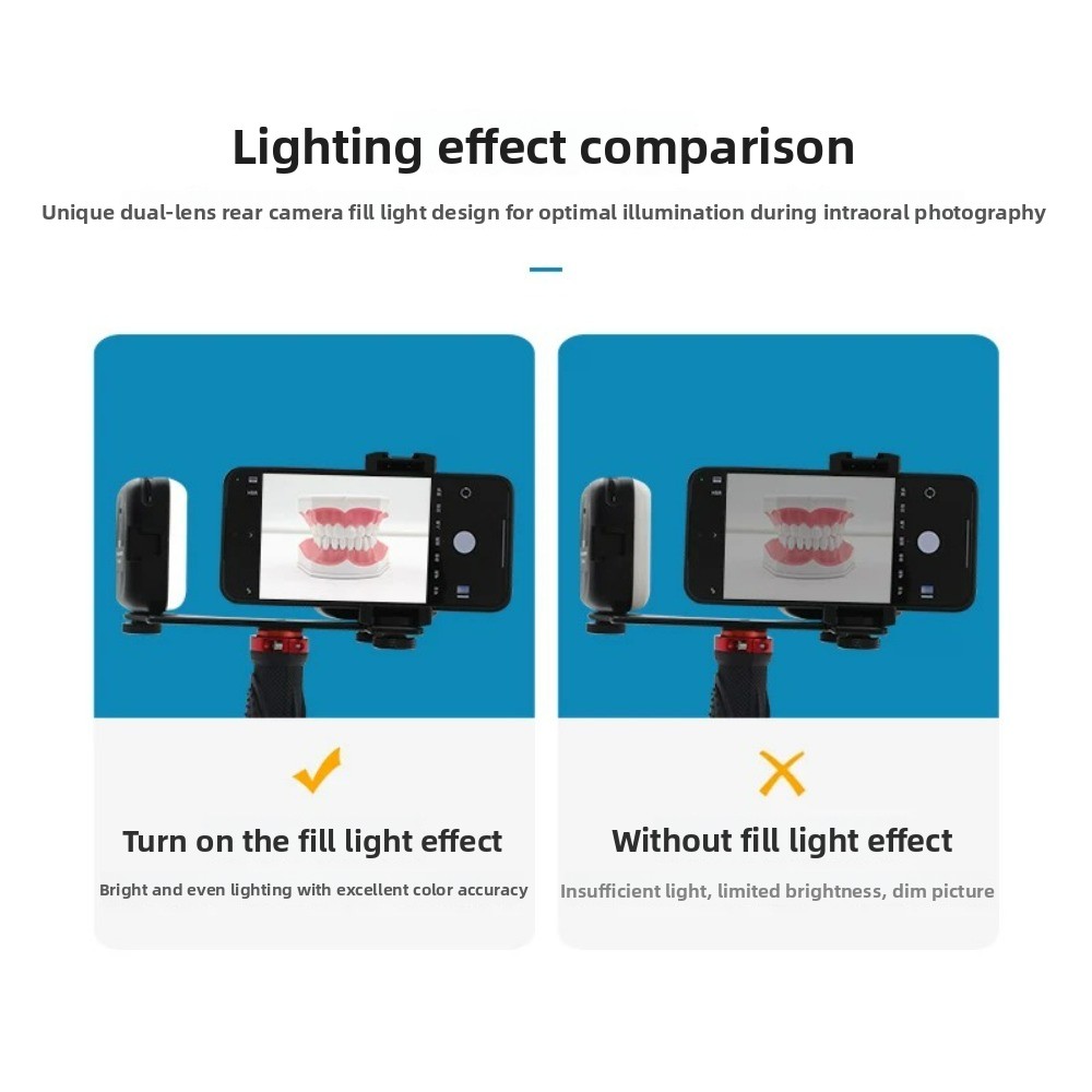 Dental Photography Light, Blue – Teeth Whitening Flash recenzja i cena