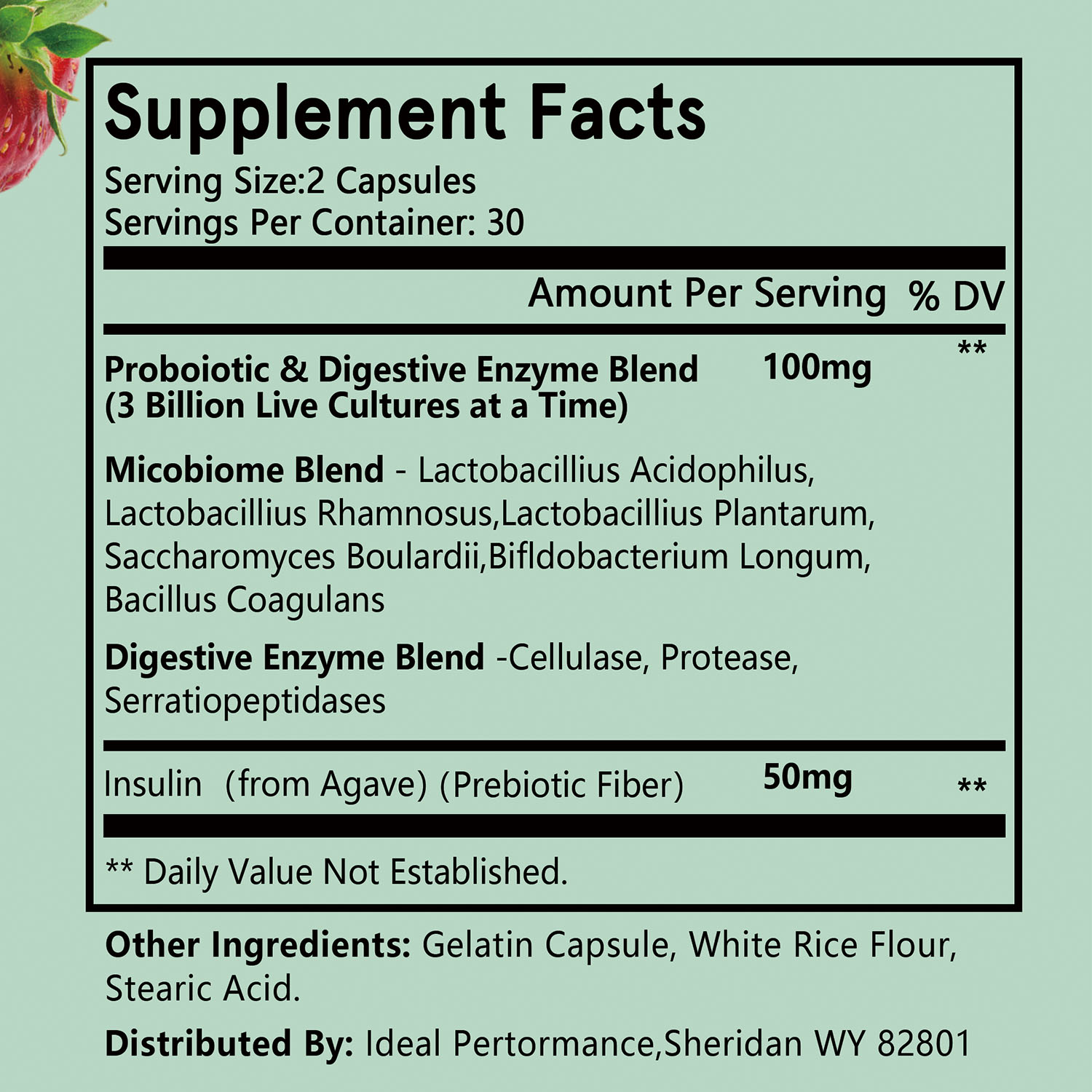 Advanced Oral Probiotics - Fre – Teeth Whitening Enzymes recenzja i cena