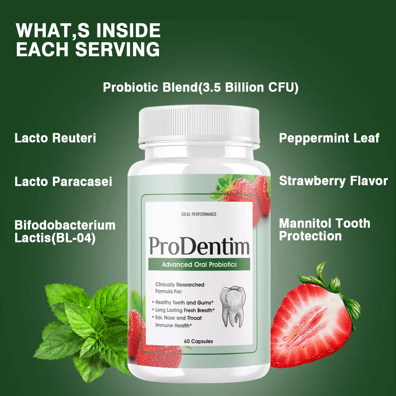 Advanced Oral Probiotics - Fre – Teeth Whitening Enzymes recenzja i cena