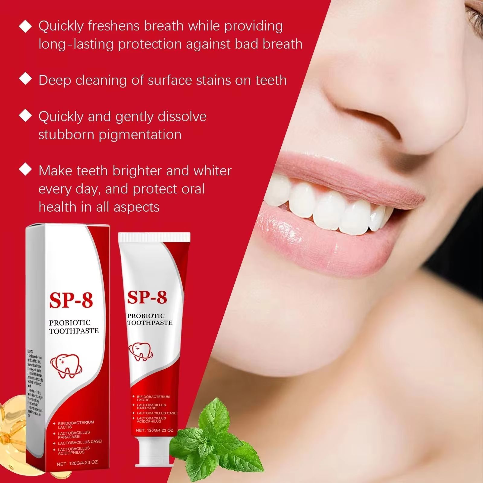 Sp 10 Probiotic Whitening Toot – Teeth Whitening Flash recenzja i cena