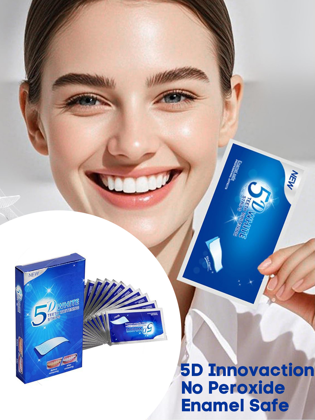 Teeth Whitening Strip 5D 9D Wh – Teeth Whitening At Home Kit recenzja i cena