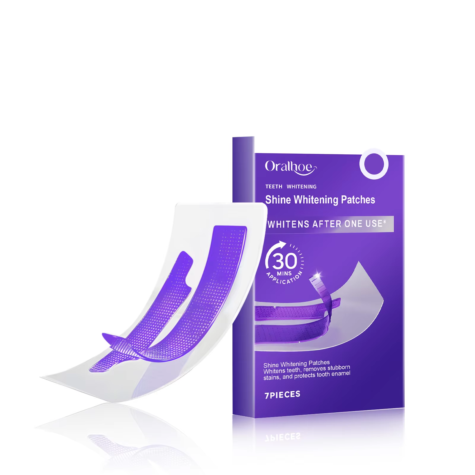Purple Teeth Whitening Strips  – Teeth Whitening Flash recenzja i cena