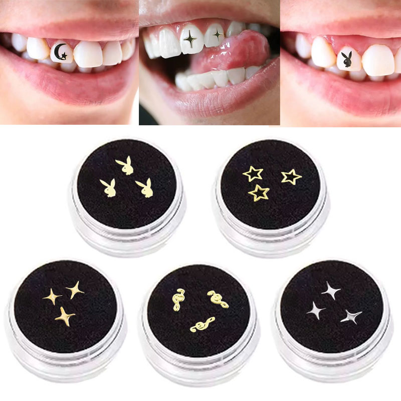 3/5 Boxes Dental Ornaments Jew – Tooth Gem Kit recenzja i cena