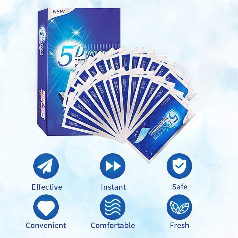 5D White Teeth Whitening Strip – Teeth Whitening Session recenzja i cena