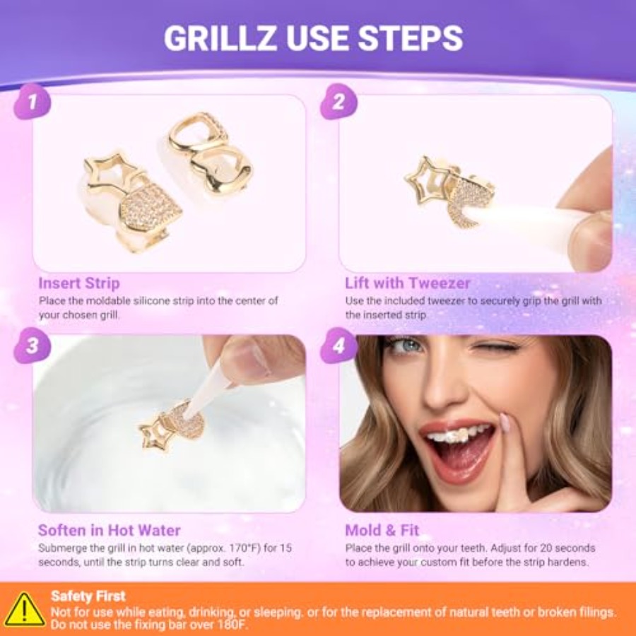Tooth Gem Kit for Women Men -  – Tooth Gem Kit recenzja i cena
